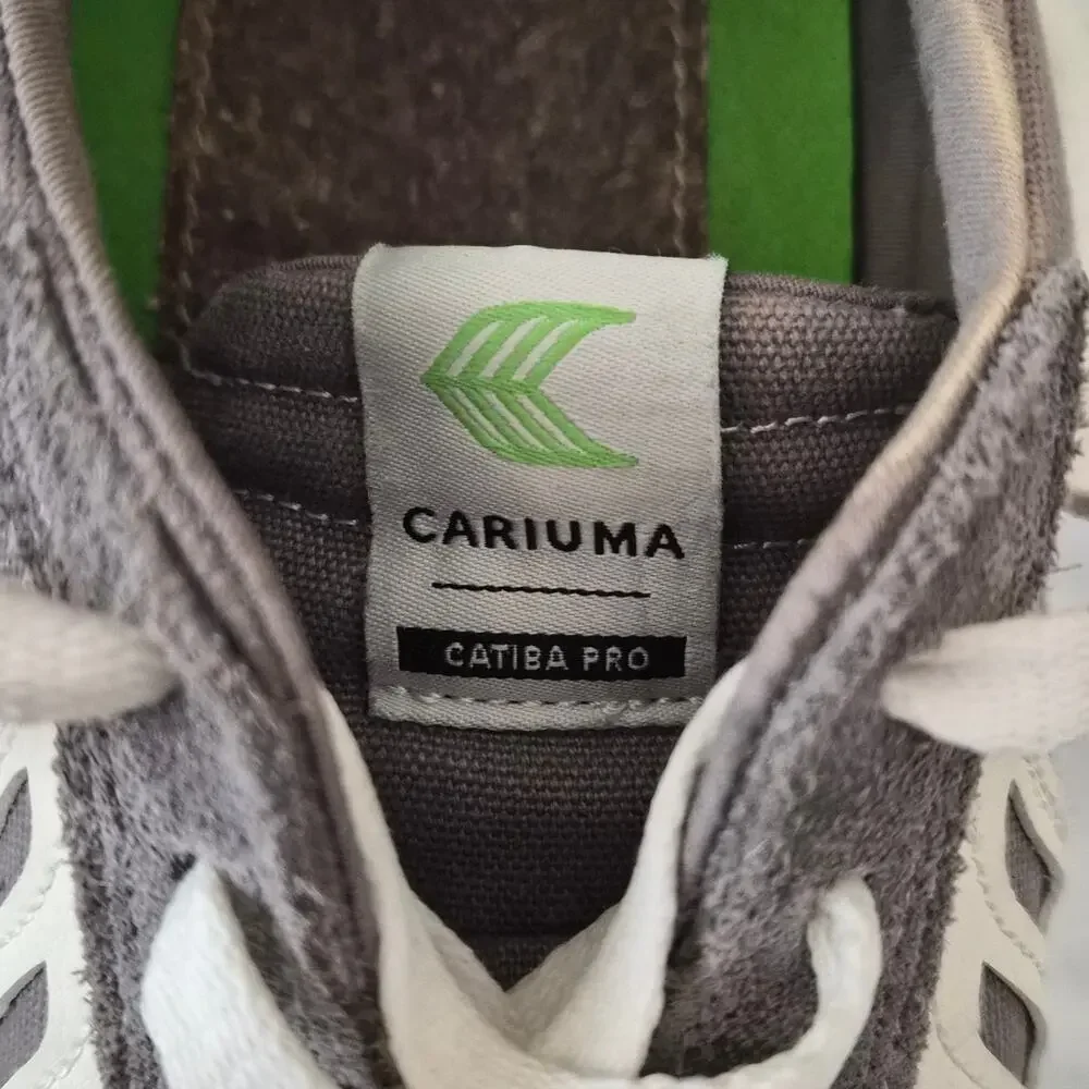 Cariuma Catiba Pro Charcoal Grey Suede Skateboard Shoes Sneakers 9.5M/11W